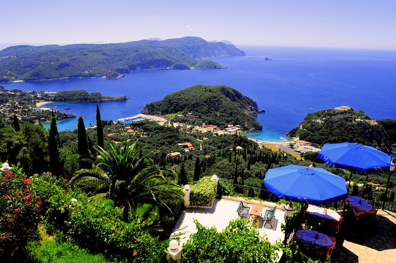  Pogled na Paleokastritsu iz Golden Fox Taverne